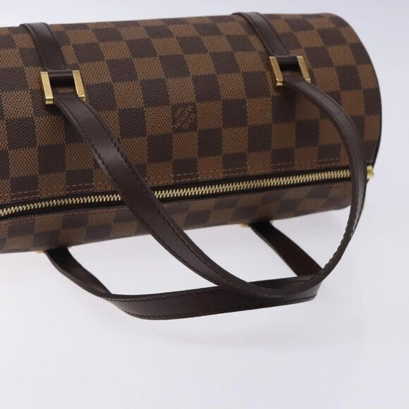 LOUIS VUITTON Damier Ebene Papillon 26 Hand Bag M51304 LV Auth BA4070V - Picture 8 of 16